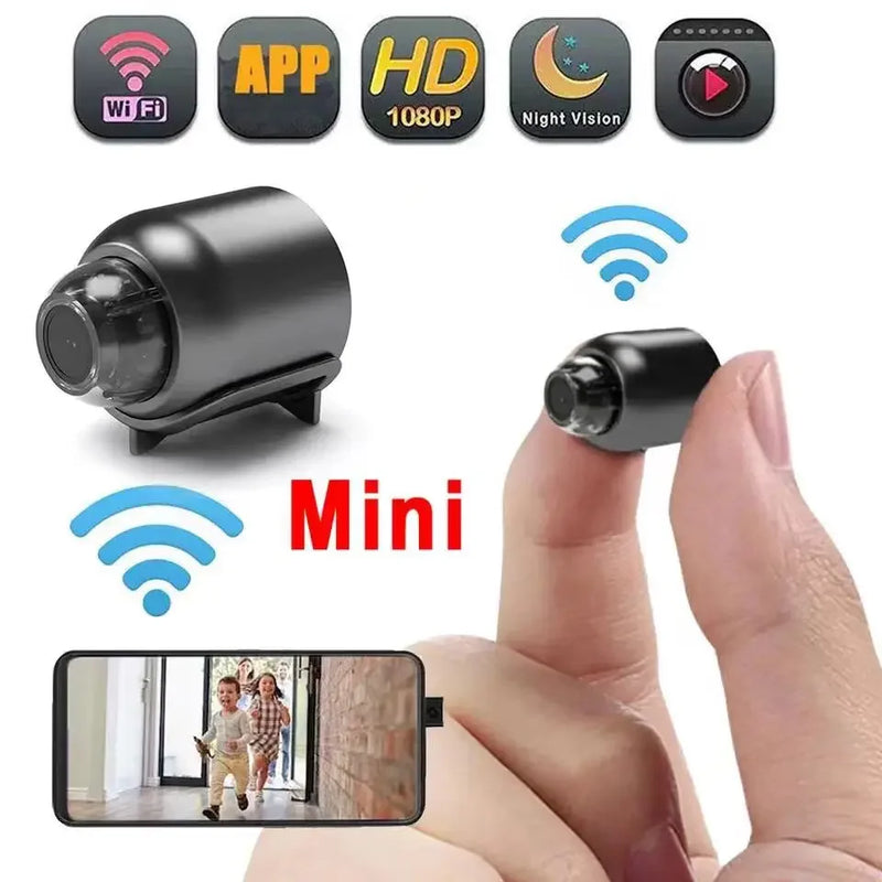 Mini Camera 1080P HD WiFi Wireless HD Night Vision Camera Home X5 Remote Camera Kids Pet Safety Monitoring