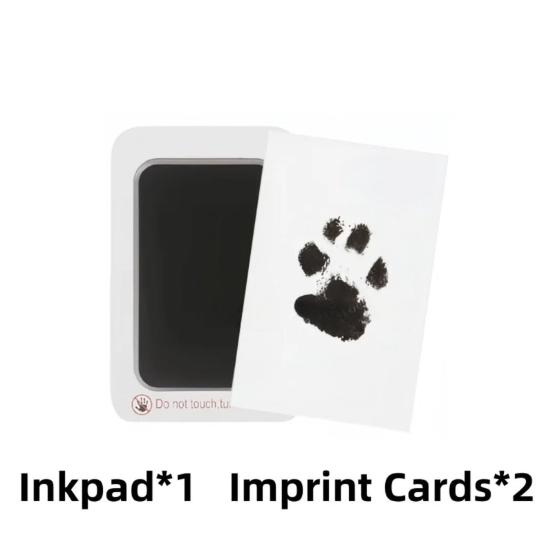 Baby Handprint and Footprint Kit Safe Non-Toxic Ink Pads Clean Inkless Touch Pet Paw Print Ink Kits with