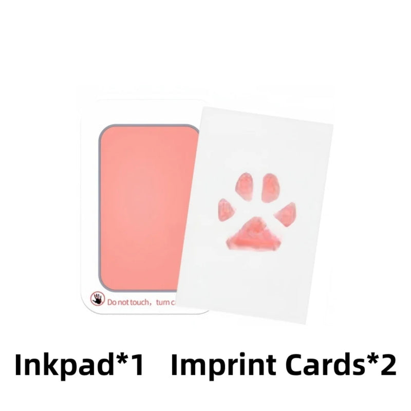 Baby Handprint and Footprint Kit Safe Non-Toxic Ink Pads Clean Inkless Touch Pet Paw Print Ink Kits with