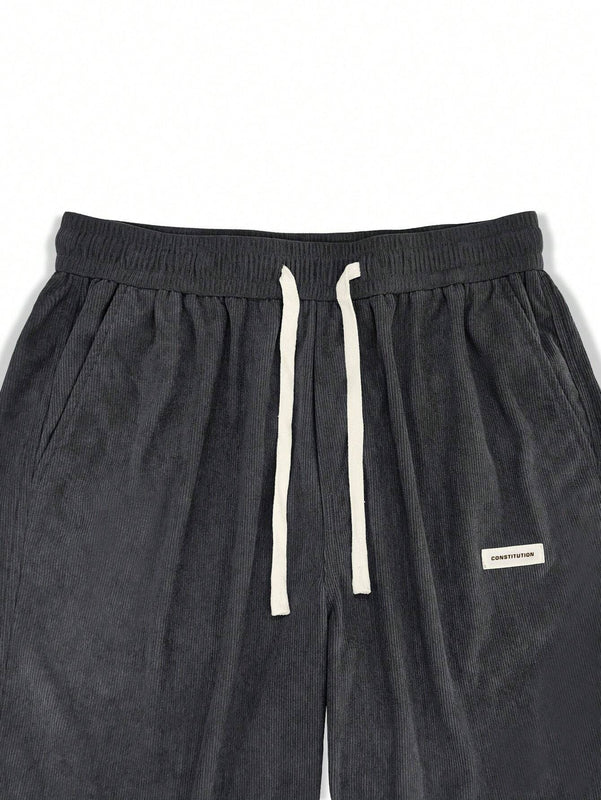 Claim Dot Men'S Solid Color Casual Everyday Trousers Men'S Streetwear Pants, Boy Friend Gifts, for Fall