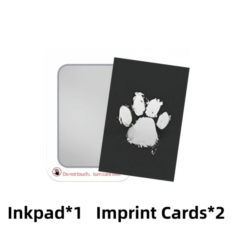 Baby Handprint and Footprint Kit Safe Non-Toxic Ink Pads Clean Inkless Touch Pet Paw Print Ink Kits with