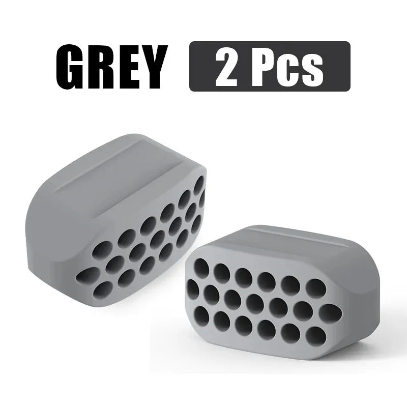 Silicone Jaw Exerciser Facial Toner & Jawline Fitness Ball Neck Toning Equipment Facial Beauty Tool Double Chin Exerciser