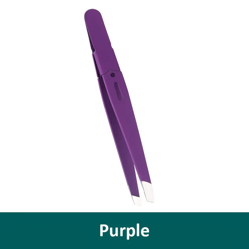 Puller Stainless   Eyebrow Tweezer Hairs  Steel Slanted Eye Brow  Clips Removal Makeup Tools  Colorful Hair Beauty Fine